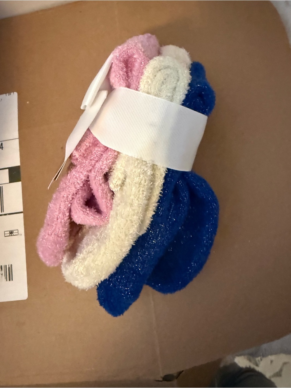 UGG Women's Cozy Bow Socks - Pink & Cream